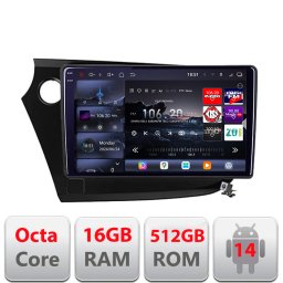 Navigatie Android Honda Insight 2009-2014 Edotec QLED 2K 16GB RAM 512GB