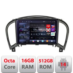 Navigatie Nissan Juke 2010-2015 Edotec QLED 2K, 16GB RAM, 512GB, Android