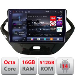 Navigatie Ford KA 2015-2020 Android QLED 2K, 16GB RAM, 512GB, GPS