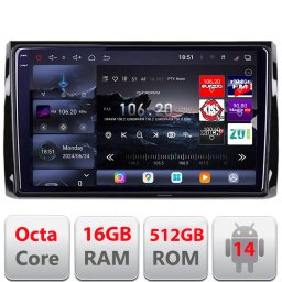 Navigatie Android Skoda Kodiaq 2016+ Edotec QLED 2K, 16GB RAM, 512GB