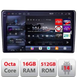 Navigatie Android Nissan Murano 2004-2009 QLED 2K, 16GB RAM, 512GB