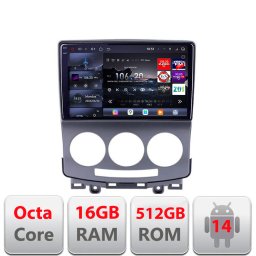 Navigatie Android Mazda 5 2005-2010 Edotec QLED 2K, 16GB RAM, 512GB