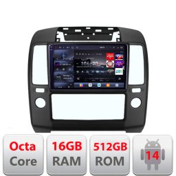 Navigatie Nissan Navara Pathfinder 2005-2010 Edotec QLED 2K 16GB+512GB