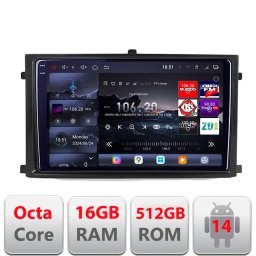 Navigatie Android SsangYong Rexton 2019+ QLED 2K, 16GB RAM, 512GB