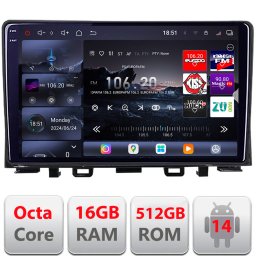 Navigatie Android Kia Rio 2019+ QLED 2K, GPS, 16GB RAM, 512GB