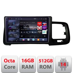 Navigatie Android Volvo S60 2008-2014 Edotec QLED 2K 16GB RAM 512GB