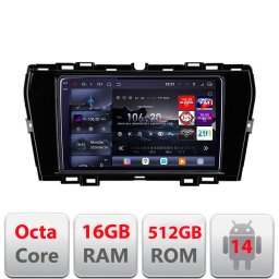 Navigatie Android SsangYong Tivoli 2020+ Edotec QLED 2K, 16GB RAM, 512GB