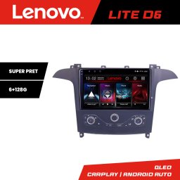 Navigatie Ford S-Max 2006-2014 Lenovo QLED 6+128GB Android GPS