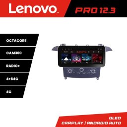Navigatie Ford S-Max 2006-2014 Lenovo QLED 12.3 inch Octa Core 4GB+64GB