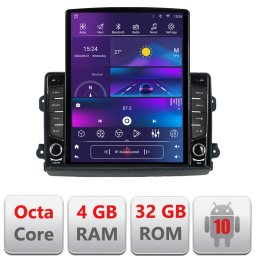 Navigatie dedicata Fiat Ducato 2021+ cu ecran vertical 9.7 inch, Android 4+32 GB