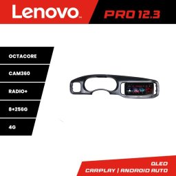 Navigatie Dodge Charger 2011-2014 Lenovo QLED 12.3" Octa Core 8+256 GB