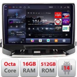 Navigatie Jeep Compass 2021+ QLED 2K, Octa Core, 16GB RAM, 512GB, 4G