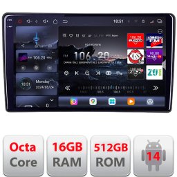 Navigatie Ford Focus, Mondeo, S-Max, Galaxy QLED 2K 16GB+512GB