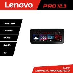 Navigatie Android Ford Focus, Mondeo, S-Max, Galaxy 12.3 inch QLED 4+64