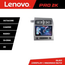 Navigatie Audi Q7 2005-2015 Lenovo 2K QLED Octa Core 12GB+256GB