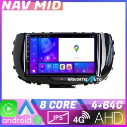 Navigatie Kia Soul 2020 Android 12, 4GB RAM, 64GB, CarPlay si 4G