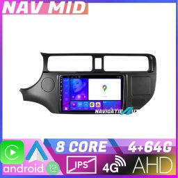 Navigatie Android Kia Rio 2011-2014, 4GB RAM, 64GB, CarPlay, 4G