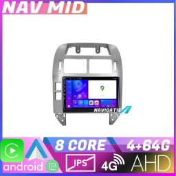 Navigatie VW Polo 2004-2011 Android 12 Octa Core 4GB RAM 64GB GPS CarPlay