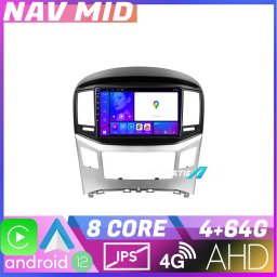 Navigatie Hyundai H1 Starex 2016 Android 12, 4GB RAM, 64GB, CarPlay