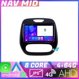 Navigatie Renault Captur Android 12, 4GB RAM, 64GB, 720P, CarPlay