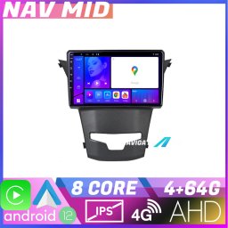 Navigatie Android Ssangyong Korando 2014-2019, 4GB+64GB, 720P, CarPlay