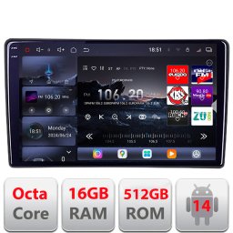 Navigatie auto universala Edotec EDT-E809-2K 2K Android 14