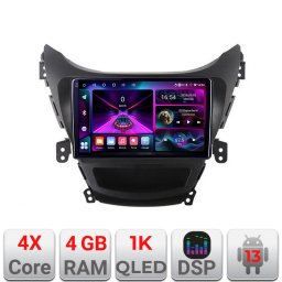 Navigatie Android Hyundai Elantra 2011-2013, 4GB RAM, 64GB, ecran 1K InCell