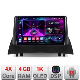 Navigatie Android Renault Megane 2 4GB+64GB ecran 1K InCell