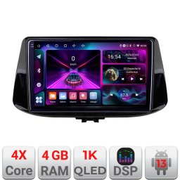 Navigatie Hyundai i30 2017+ Android 13, 4GB RAM, 64GB, ecran 1K