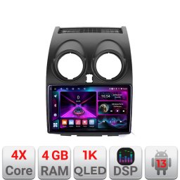 Navigatie Nissan Qashqai 2007-2013 Android 13, 4GB RAM, 64GB, 1K InCell