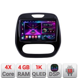 Navigatie dedicata Renault Captur Android 13, 4GB RAM, 64GB, ecran 1K