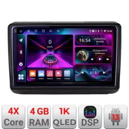 Navigatie Android Jeep Grand Cherokee 2014-2019, 4GB RAM, 64GB, ecran 1K
