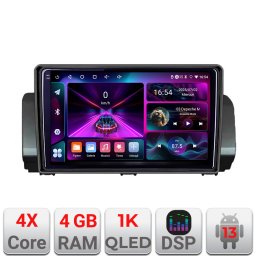 Navigatie Android Dacia Logan Sandero Jogger 2021+ 4GB RAM 64GB 1K