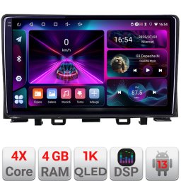Navigatie Android Kia Rio 2019+ cu GPS, 4GB RAM, 64GB si ecran InCell 1K
