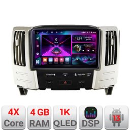 Navigatie Android Lexus RX300 2003-2008, 4GB RAM, 64GB, ecran InCell 1K