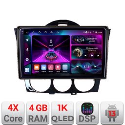 Navigatie Android Mazda RX-8 2008-2011, 4GB RAM, 64GB, ecran 1K InCell