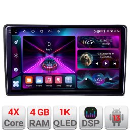 Navigatie Android Fiat Tipo 2015-2021, 4GB RAM, 64GB, ecran 1K