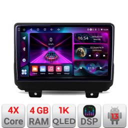 Navigatie Android Jeep Wrangler 2018+ cu ecran 1K InCell, 4GB RAM, 64GB