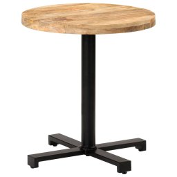 Masa de bistro rotunda, Ø70 x 75 cm, lemn de mango brut GartenMobel Dekor
