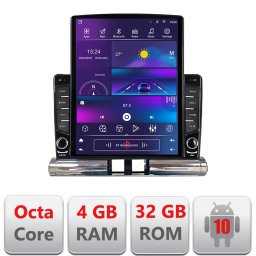 Navigatie Android Citroen C3 2017-2024, ecran vertical 9.7 inch, 4+32GB