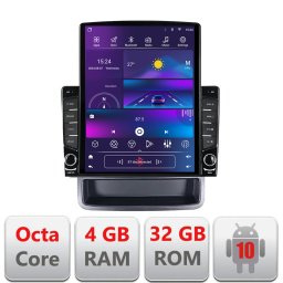 Navigatie Renault Trafic 2009-2014 dedicata, ecran vertical 9.7 inch, Android 4+32