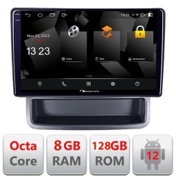 Navigatie Renault Trafic 2009-2014 Nakamichi 8GB+128GB CarPlay GPS