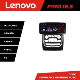 Navigatie Dodge Durango 2014-2020 Lenovo QLED 12.3" 4GB+64GB