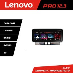 Navigatie Citroen C3 2017-2024 Lenovo QLED 12.3 inch 8+256GB CarPlay