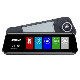 Oglinda DVR auto Lenovo V9 cu camere fata 4K si spate 1080P, ecran 9.66”