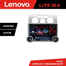 Navigatie Android VW Touran 2003-2010 Lenovo 10.5 inch 4+64GB