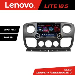 Navigatie Android Opel Movano si Renault Master 2010-2021, 10.5 inch 4+64GB