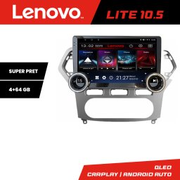 Navigatie Android Ford Mondeo 2006-2010 Lenovo 10.5 inch 4+64GB WiFi GPS