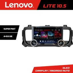 Navigatie Android 10.5 inch Citroen Jumpy, Toyota Proace, Peugeot Traveller 4+64 GB