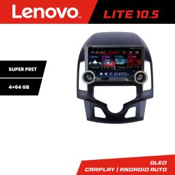 Navigatie Hyundai i30 2009-2012 pentru clima automata, 10.5 inch, 4+64GB